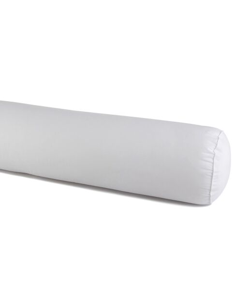 Traversin rond anti acariens blanc - D. 23x140 cm