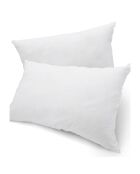 2 Oreillers Moelleux Ecoresponsable blancs - 45x70 cm