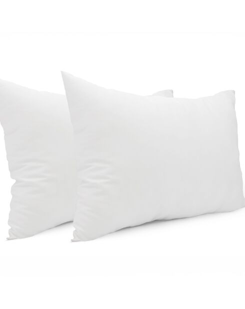 2 Oreillers Thermorégulant  Moelleux Cool In® blancs - 50x70 cm
