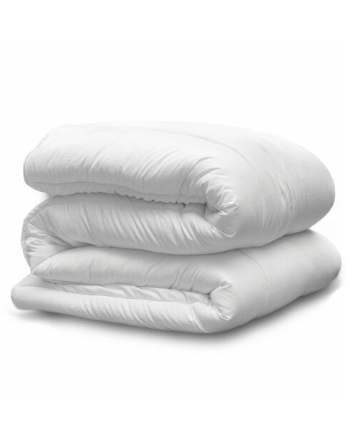 Couette Anti transpirante Lyocell Tempérée sensation soie blanche