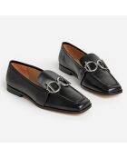 Mocassins en Cuir Paola noirs