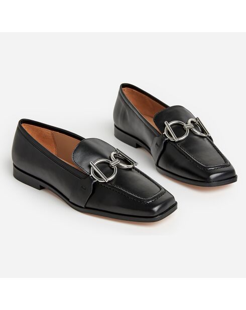Mocassins en Cuir Paola noirs