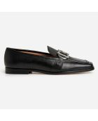 Mocassins en Cuir Paola noirs