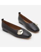 Ballerines en Cuir Natasha noires