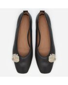 Ballerines en Cuir Natasha noires