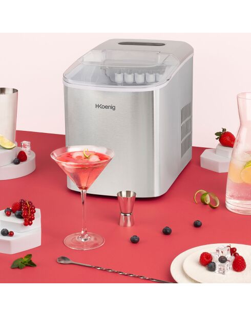 KB14 Eismaschine aus Edelstahl - 12 kg