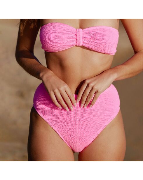 Bandeau Loro rose fluo taille unique