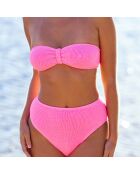 Bandeau Loro rose fluo taille unique
