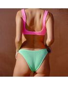 Culotte brésilienne Loro vert fluo taille unique