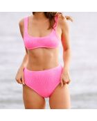Culotte taille haute Veronika rose fluo taille unique