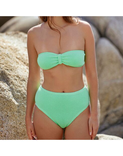 Culotte taille haute Veronika vert fluo taille unique