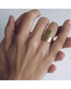 Ring aus vergoldetem Silber