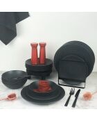 Service de table Vibe gris - 18 pièces