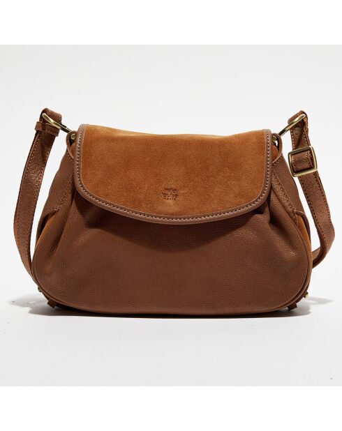 Sac en Cuir Ruby Xs New Glit camel - 19x25x8cm