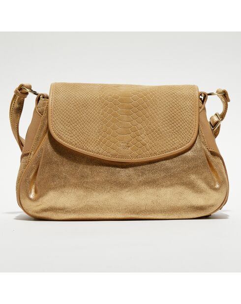 Sac en Cuir Ruby New Pyth sable - 25x34x9 cm