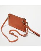 Compagnon pochette en Cuir Orely pumpkin - 13x24 cm