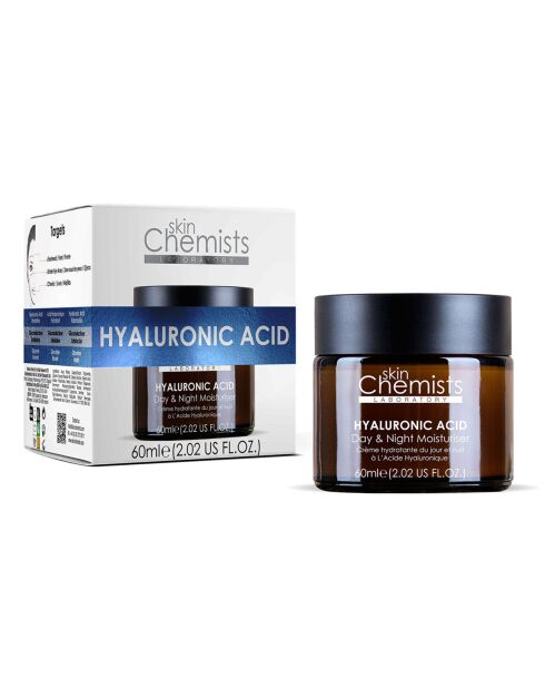 Hyaluronsäure-Feuchtigkeitscreme für Tag und Nacht - 60 ml