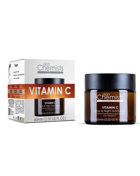 Vitamine C vochtinbrengende crème voor dag en nacht - 60 ml