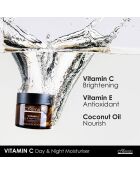 Vitamine C vochtinbrengende crème voor dag en nacht - 60 ml