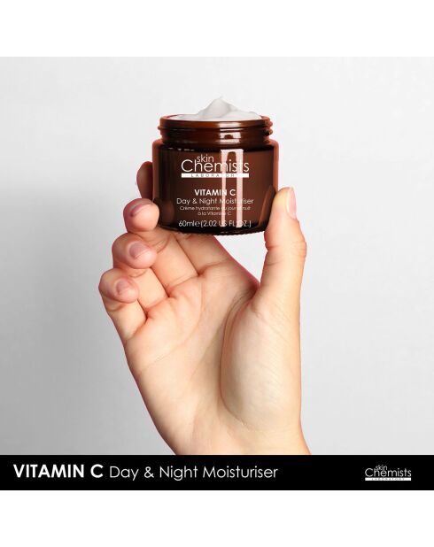 Vitamine C vochtinbrengende crème voor dag en nacht - 60 ml