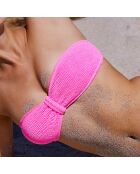 Bandeau Loro rose fluo taille unique