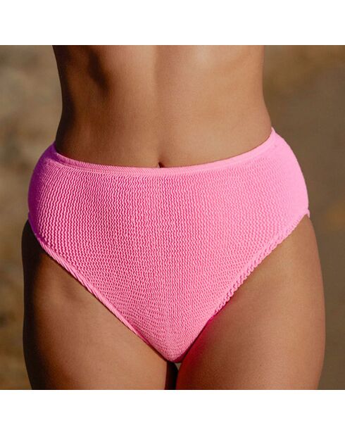 Culotte taille haute Veronika rose fluo taille unique