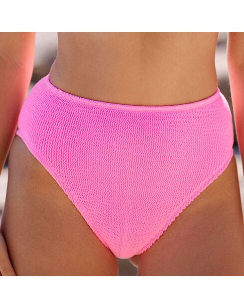 Culotte taille haute Veronika rose fluo taille unique