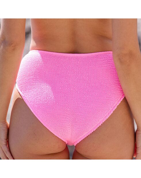 Culotte taille haute Veronika rose fluo taille unique