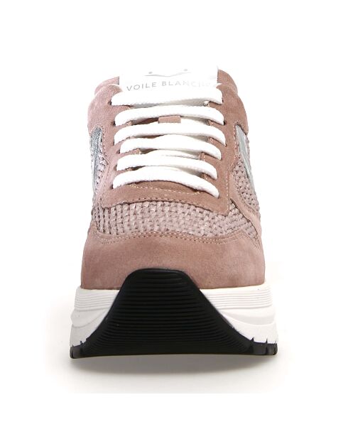 Sneakers en Cuir Maran Flash roses
