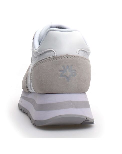 Sneakers en Cuir Rhea gris/blanc