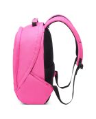 Sac à dos, protection PC 15.6 Securban fuchsia - 17x32x48 cm