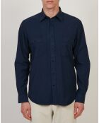 Chemise regular Pocket Pat encre