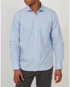 Chemise regular Paul rayure bleu clair