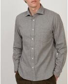 Chemise regular en Flanelle Paul grise