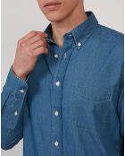 Chemise regular en Jean Pitt indigo