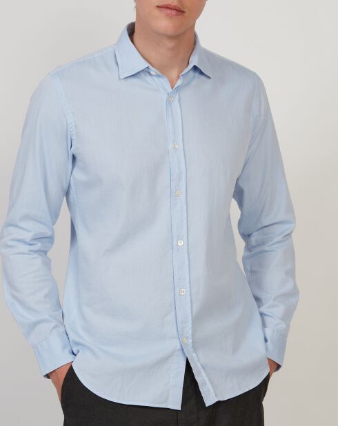 Chemise slim Sammy Oxford bleue