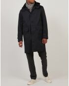 Parka Clarence bleu noir