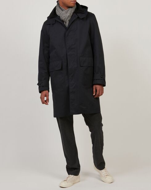 Parka Clarence bleu noir