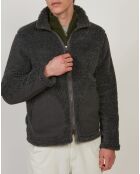 Blouson en Fausse Fourrure Dorian gris