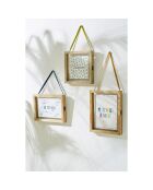 Cadre deco Chance gris  - 20x20 cm