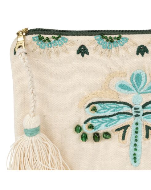 Pochette libellule Splendeur naturel  - 22x15 cm