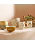 3 Bols motifs Sweet Dream multicolores  - D. 14x7 cm