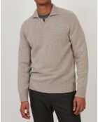 Pull en Laine & Cachemire Open Polo naturel