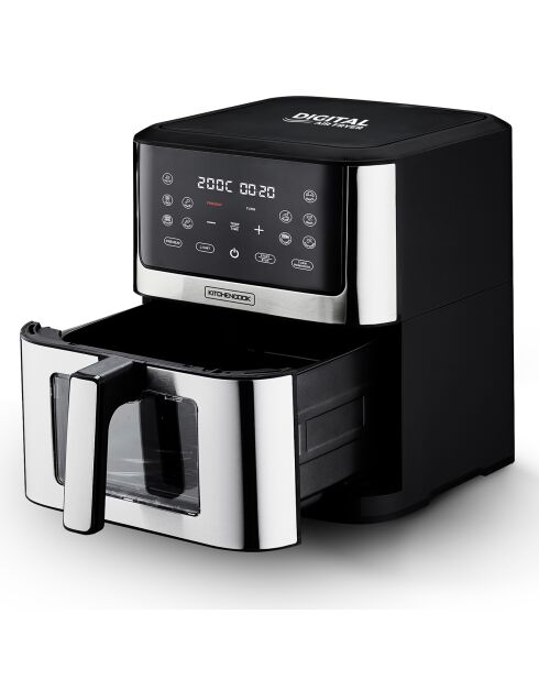 Friteuse sans huile 8l-10 programmes airmed wxl noire