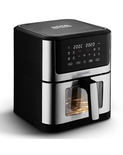 Friteuse sans huile 8l-10 programmes airmed wxl noire