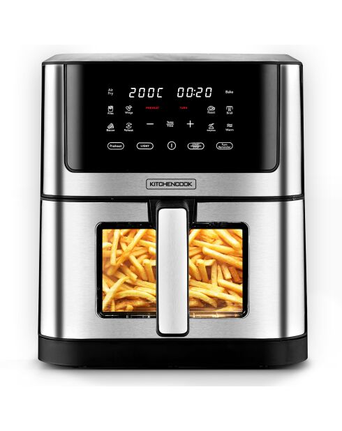 Friteuse sans huile 8l-10 programmes airmed wxl noire