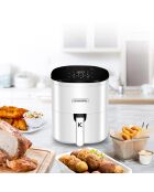 Friteuse sans huile digitale 6.5l airmed6 blanche