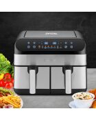 Double friteuse inox 9L airflow noire
