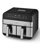 Double friteuse inox 9L airflow noire