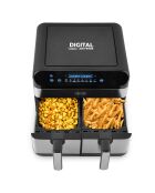 Double friteuse inox 9L airflow noire
